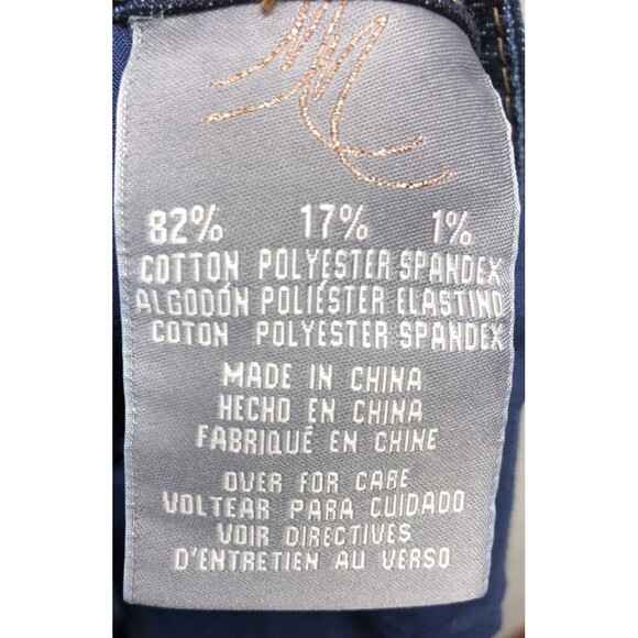 Seven7 Classic Melissa McCarthy Denim Jeans Size 20W Boot Cut Dark Wash - Picture 12 of 16